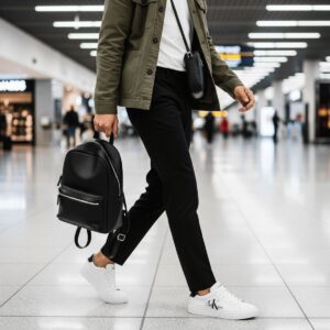 Styl w podróży: jeden model na lotnisko, zwiedzanie i kolację